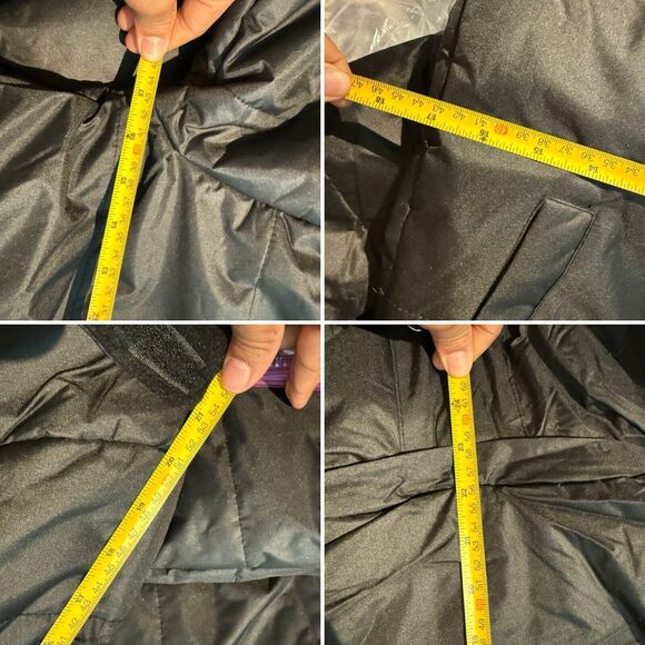 Revess Black Puffer Winter Coat Hooded Men Size 8 Small NWT - Picture 12 of 16